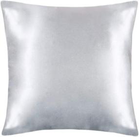 img 3 attached to Silver Sparkling Sequin Throw Pillows - Glitzy Sequin Decor Cushion Covers for Party/Christmas, Hidden Zipper Design, 18 inch Square (45 cm), Pack of 2, Silver