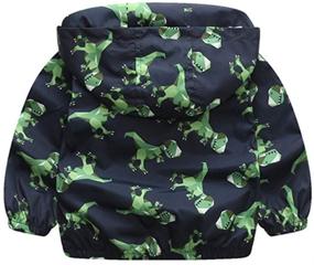 img 3 attached to 🦖 Cute and Durable Little Cartoon Dinosaur Windproof Outerwear - Boys' Jackets & Coats
