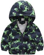 🦖 cute and durable little cartoon dinosaur windproof outerwear - boys' jackets & coats logo