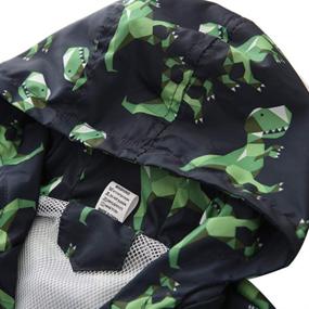 img 2 attached to 🦖 Cute and Durable Little Cartoon Dinosaur Windproof Outerwear - Boys' Jackets & Coats