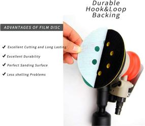 img 1 attached to 🪚 Premium COSPOF 5 Inch Hook and Loop Sanding Discs - 120 Pcs Assorted Grits (P60-P320) for Effective Orbital Sander Work