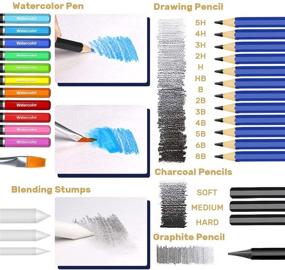 img 2 attached to Watercolor Drawing Set Professional Accessories
