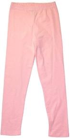 img 1 attached to Cotton Length Active Legging Colors Girls' Clothing for Leggings