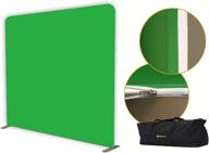 🟩 glide gear 8x8 chromakey gaming video and photography green screen backdrop - wrinkle-free bck 50 logo