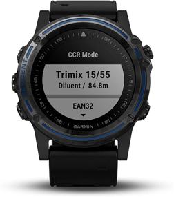 img 3 attached to 🌊 Garmin Descent Mk1 Dive Computer: Includes Surface GPS, Fitness Features, Gray Sapphire Watch with Black Band