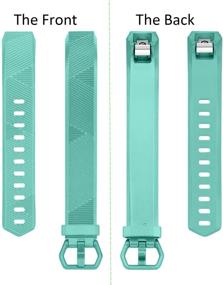 img 2 attached to KingAcc Compatible Replacement Bands For Fitbit Alta HR Wearable Technology and Accessories