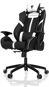 img 4 attached to Premium Large Gaming Chair: Vertagear VG-SL5000_WT S-Line 5000 in Black/White