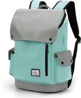 🎒 windtook 15 inch cyan backpack: stylish, functional, and usb-charging for women, teens, girls - ideal for school, travel, work logo