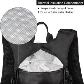 img 2 attached to Gelindo Tactical Hydration Backpack: 2L Water Bladder, Lightweight Pack for Hunting, Hiking, Camping & Cycling