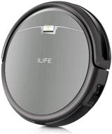 ilife a4s robot vacuum cleaner: powerful suction, extended 100+ minute runtime, automatic charging, sleek & silent; ideal for hardwood floors to medium-pile carpets логотип