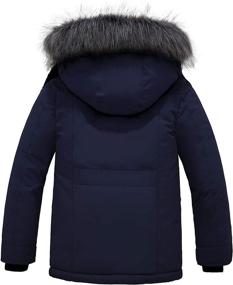 img 3 attached to ZSHOW Mid Length Windproof Quilted Thicken Boys' Jackets & Coats: Ultimate Warmth and Style
