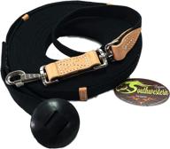 🐴 enhanced control and safety: southwestern equine 35' flat cotton web lunge line with bolt snap & rubber stop логотип