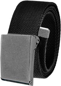 img 3 attached to 👔 X Large Men's Accessories: Belt with Distressed Silver Buckle