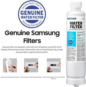 img 2 attached to SAMSUNG DA29-00020B-2P Refrigerator Water Filter 2-Pack - Genuine Samsung Electronics HAF-CIN Replacement, White, 2 Units