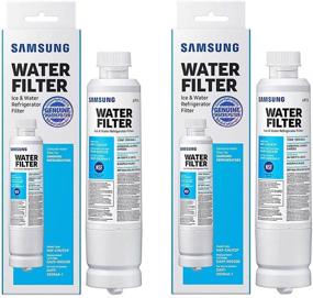 img 4 attached to SAMSUNG DA29-00020B-2P Refrigerator Water Filter 2-Pack - Genuine Samsung Electronics HAF-CIN Replacement, White, 2 Units