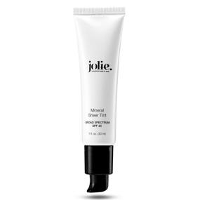 img 2 attached to 🌿Минеральный легкий оттенок Jolie SPF 20 без масел - оттеночный увлажняющий крем для лица с защитой от солнца - веганская формула для естественного сияния