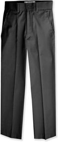 img 3 attached to Johnnie Lene Front Dress Pants Boys' Clothing ~ Pants