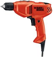 black & decker 🔧 dr201k 8-inch keyless power drill логотип