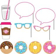 🍩 enhanced seo: creative converting party photo props donut time - 10-piece set logo