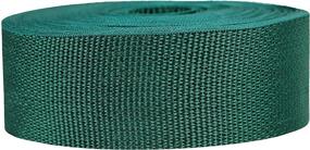 img 1 attached to 🎨 Polypropylene Webbing for DIY Gear Repair, Pet Collars, Crafts - Lightweight Poly Strapping for Outdoor Use - Available in 2 Inch by 10, 25, or 50 Yards - Wide Variety of Over 20 Colors