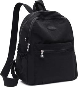 img 4 attached to 🎒 Compact Women's Backpack: Carry Your Daily Essentials with Ease