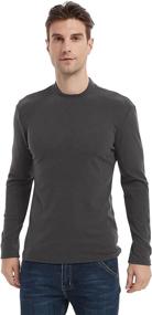 img 4 attached to Soojun Super Turtleneck T Shirt Black Sports & Fitness for Other Sports