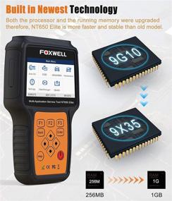 img 2 attached to 🚗 FOXWELL NT650 Elite: Reliable Car OBD2 Scanner with Advanced Features for ABS, Air Bag, SAS, EPB, DPF, EPS, TPMS, TPS & More!