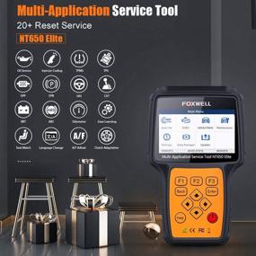 img 3 attached to 🚗 FOXWELL NT650 Elite: Reliable Car OBD2 Scanner with Advanced Features for ABS, Air Bag, SAS, EPB, DPF, EPS, TPMS, TPS & More!