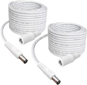 img 4 attached to 🔌 SIOCEN 5.5mm x 2.1mm 10ft Extension Cord: Power Supply Adapter for CCTV Security Camera, LED Strip, Car - 12v Male to Female Plug Cable