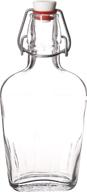 bormioli rocco clear pocket flask logo