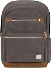 img 4 attached to 🎒 Secure and Stylish: Travelon Anti Theft Heritage Backpack in Sage - Your Ultimate Travel Companion!
