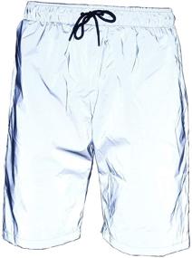 img 4 attached to 🏃 LZLRUN Men's Reflective Jogger Pants, Fluorescent Trousers for Casual Night Running