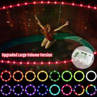 enhanced large volume led trampoline lights: remote control, 16 color change, waterproof, bright for nighttime fun outdoors логотип