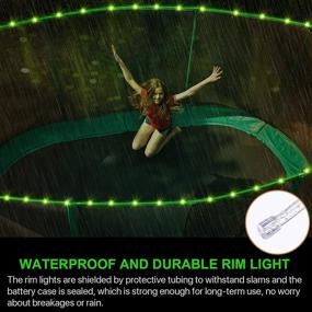 img 2 attached to Enhanced Large Volume LED Trampoline Lights: Remote Control, 16 Color Change, Waterproof, Bright for Nighttime Fun Outdoors