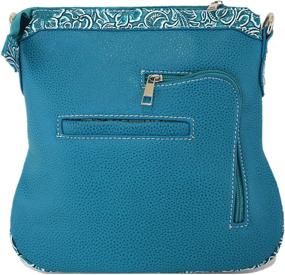 img 2 attached to Western Butterfly Leather Concealed Shoulder Women's Handbags & Wallets