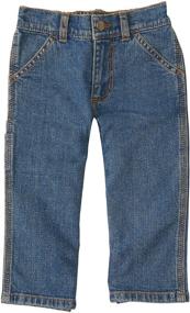 img 3 attached to 👶 Top-Quality Carhartt Washed Dungaree Pants for Baby Boys and Toddlers