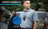 👕 men's charcoal propper short sleeve uniform clothing logo