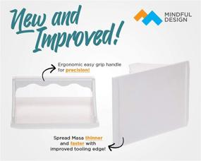 img 3 attached to Mindful Design 2-Pack Masa Spreaders with Easy Grip Ergonomic Handle for Faster, Better, and Easier Tamales - New & Improved (White)