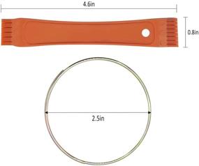 img 1 attached to 🔧 Primeswift FCR6 Coil Fin Comb Tool Set for Effective Straightening of Evaporator and Condenser Coils