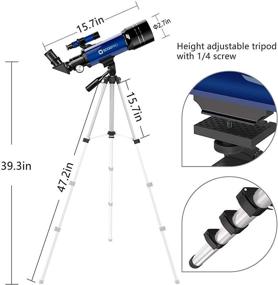 img 2 attached to Telescope Beginners Astronomy Refractor Adjustable