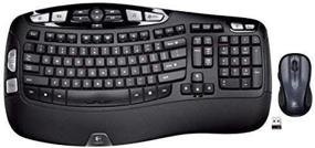 img 3 attached to 🖥️ Logitech MK550 Wireless Wave K350 Keyboard and MK510 Laser Mouse Combo with Long Battery Life, Ergonomic Wave Design, and Wireless Mouse