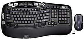 img 1 attached to 🖥️ Logitech MK550 Wireless Wave K350 Keyboard and MK510 Laser Mouse Combo with Long Battery Life, Ergonomic Wave Design, and Wireless Mouse