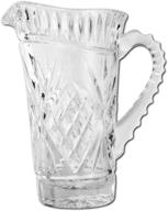 godinger dublin 4 inch crystal pitcher logo
