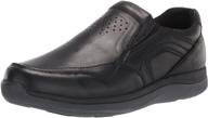 propet mens patton loafer black men's shoes logo