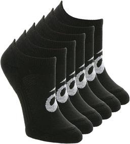 img 2 attached to Invasionâ„¢ ASICS No Show Socks (6-Pack)