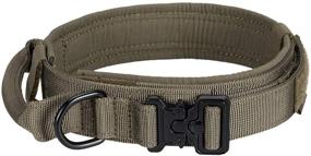 img 4 attached to 🐾 EXCELLENT ELITE SPANKER Tactical Dog Collar: Premium Quality Nylon K9 Collar with Military-grade Durability, Adjustable Fit, Heavy Duty Buckle, and Convenient Handle