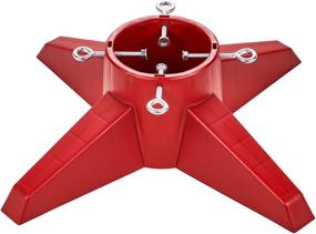 img 4 attached to 🎄 Blissun Christmas Tree Stand: Sturdy Xmas Tree Base & Holder - Ideal for Real Trees (Red)