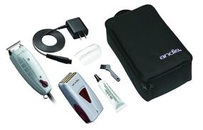 img 2 attached to Andis 17195 Finishing Combo: Professional T-Outliner Trimmer + Pro Foil Lithium Titanium Foil Shaver - Perfect Grooming Solution