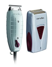 img 3 attached to Andis 17195 Finishing Combo: Professional T-Outliner Trimmer + Pro Foil Lithium Titanium Foil Shaver - Perfect Grooming Solution