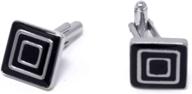 stephanie imports platinum plated silver cufflinks men's accessories logo